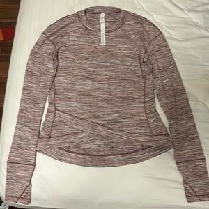 Medium, Lululemon long sleeve athletic top.